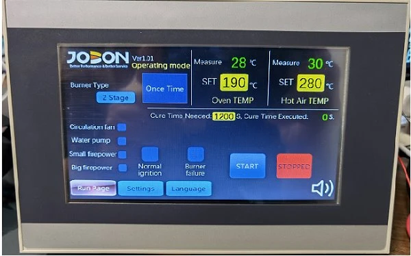 gas oven controller gas oven controller